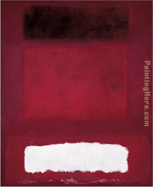 Mark Rothko Red White and Brown c1957